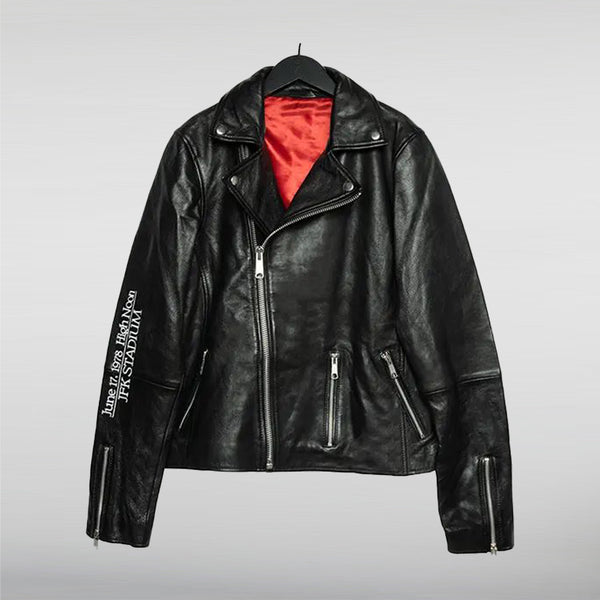  JFK Black Leather Jacket