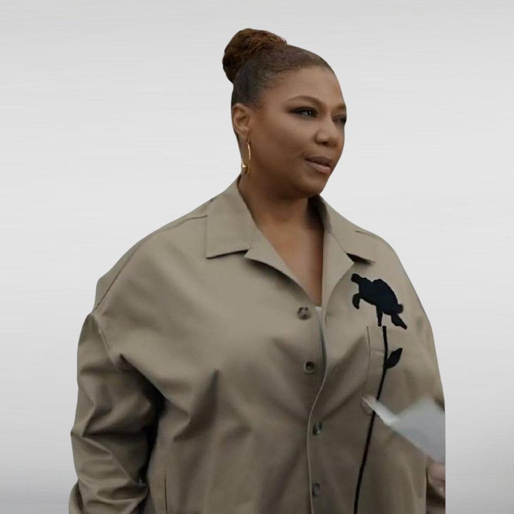 The Equalizer Queen Latifah Beige Jacket