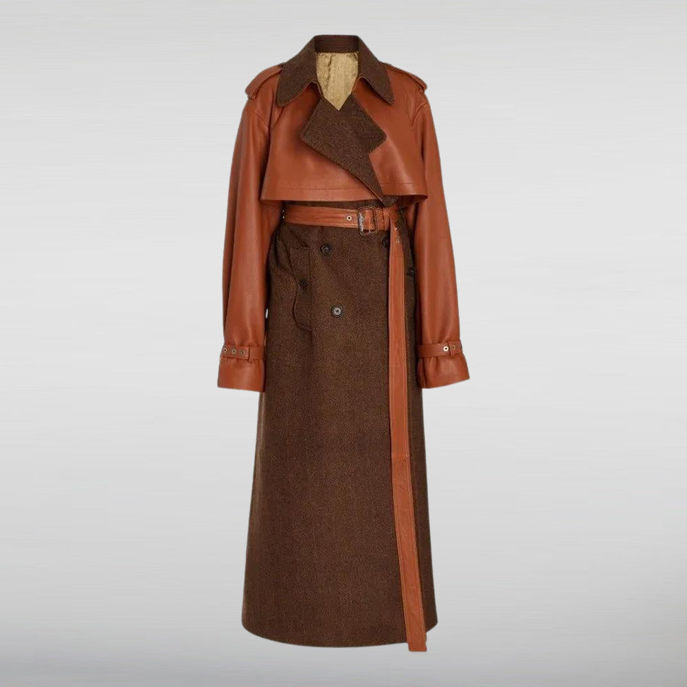 The Equalizer Queen Latifah Brown Leather Coat