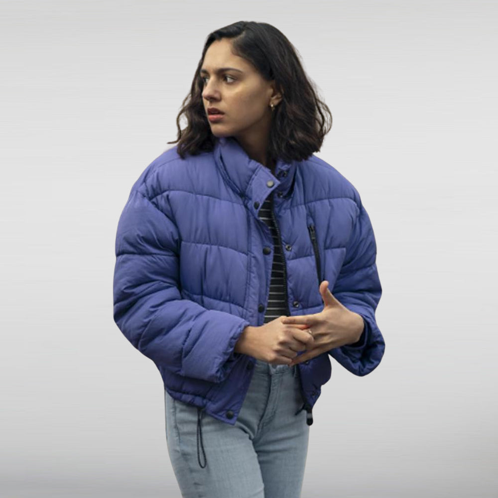 Rhianne Barreto The Outlaws Blue Puffer Jacket