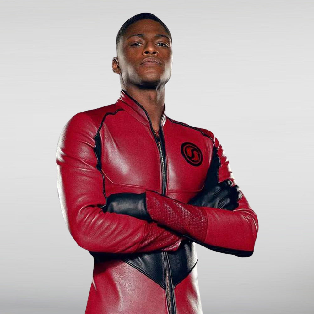 The Umbrella Academy Marcus Hargreeves Leather Jumpsuit