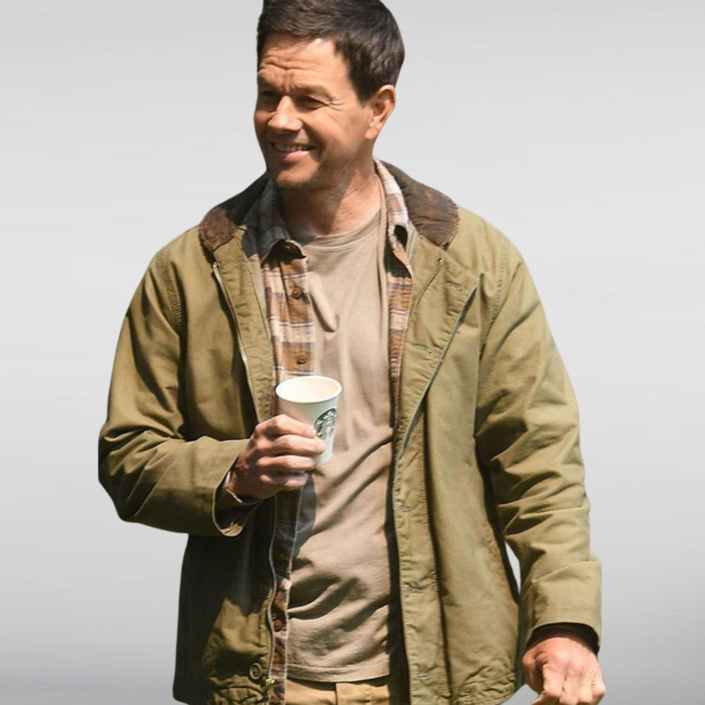 The Union Mark Wahlberg Green Cotton Jacket