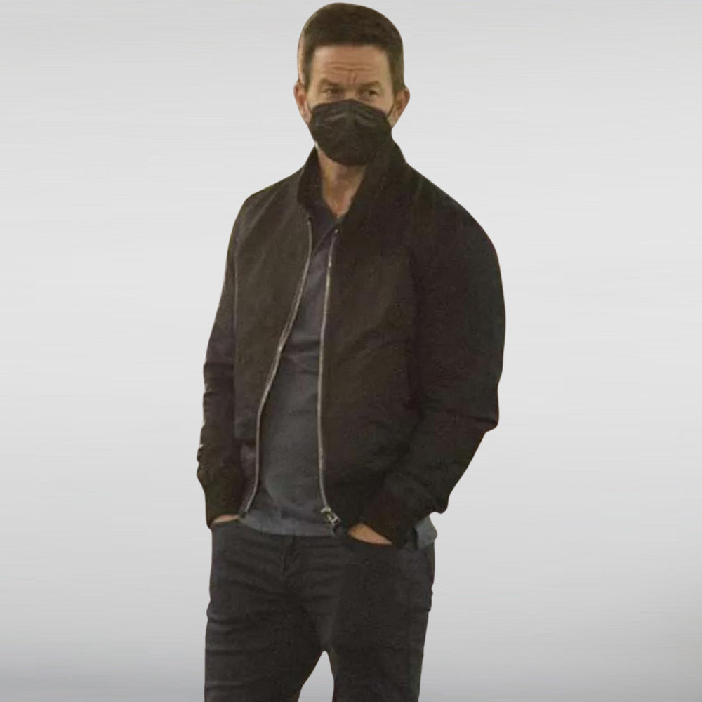 Mike Mckenna Black Bomber Jacket