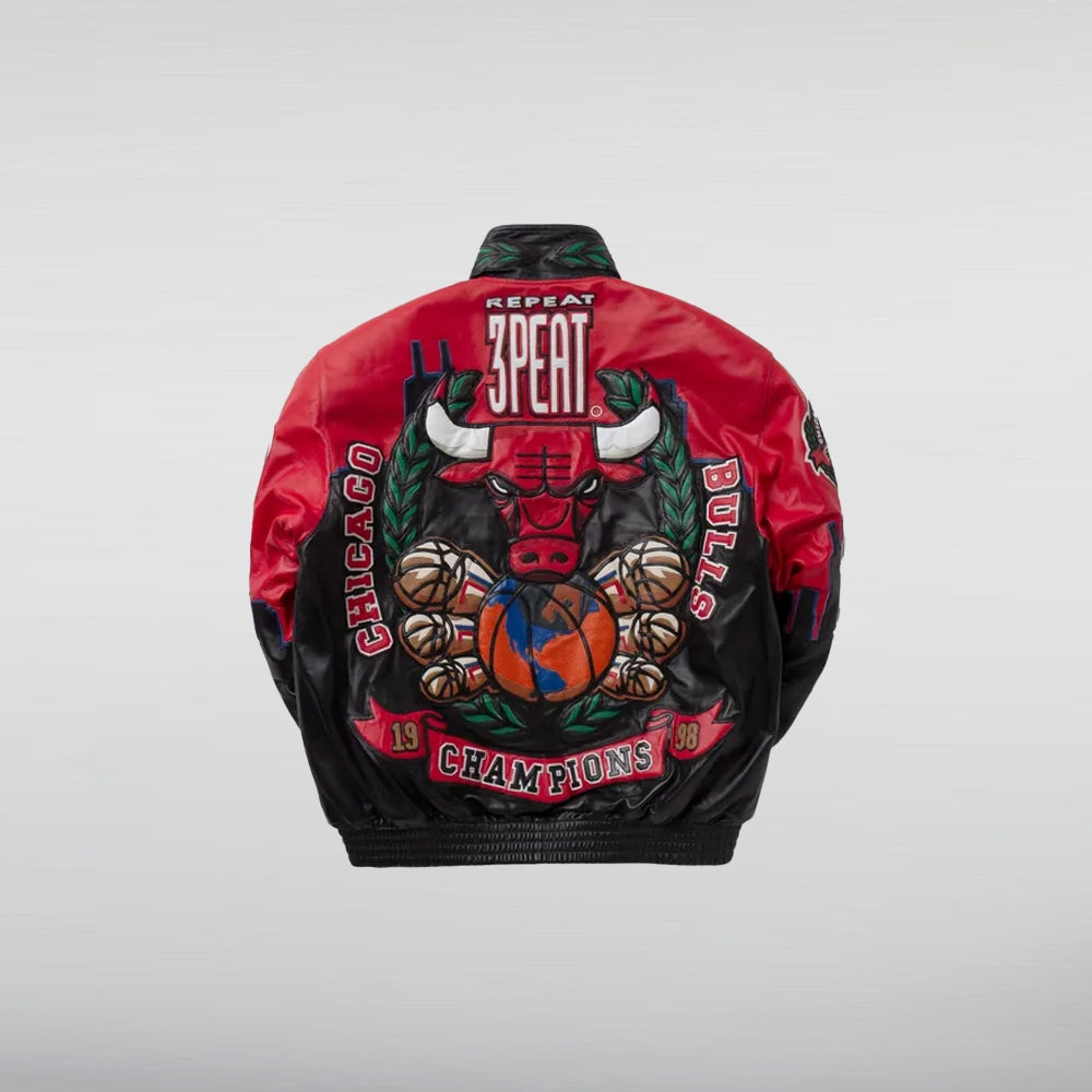 3 Peat Bulls Leather Jacket