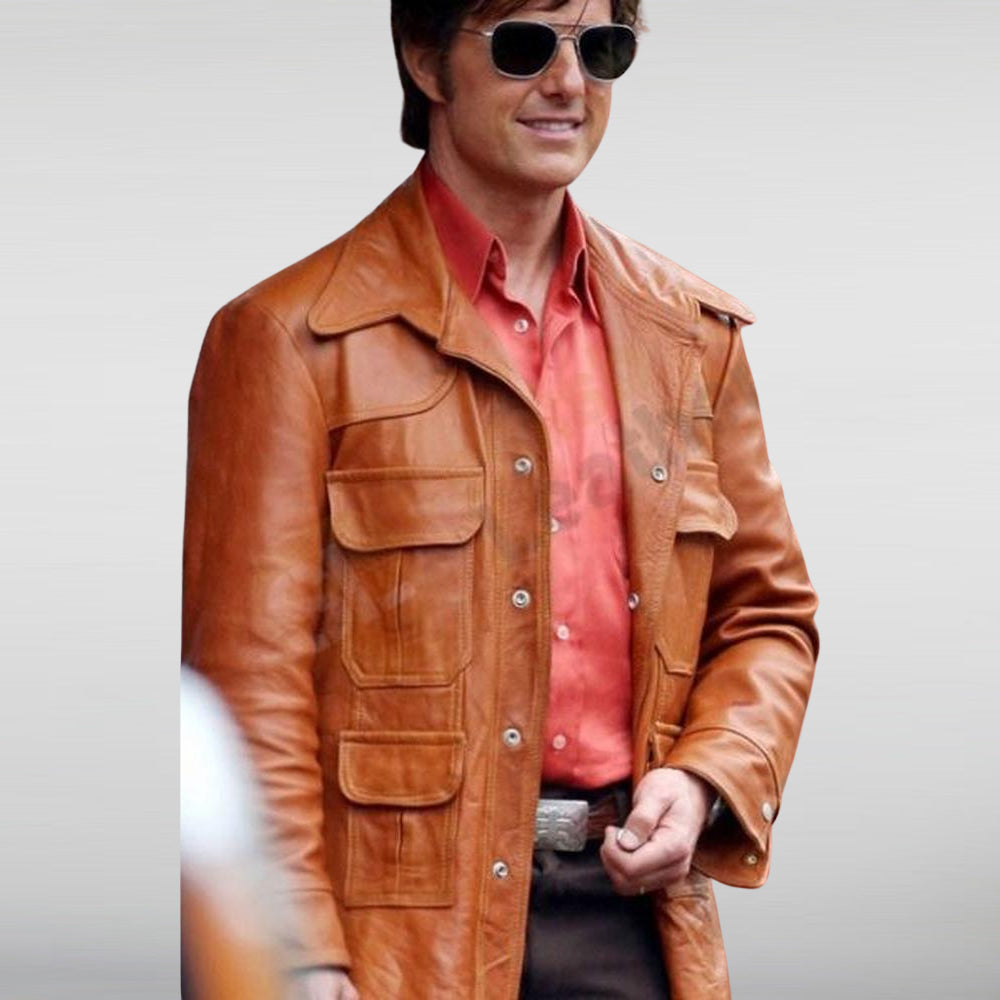 Tom Cruise Brown Leather Jacket