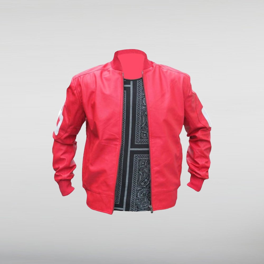 Unisex 8 Ball Yellow Bomber Jacket