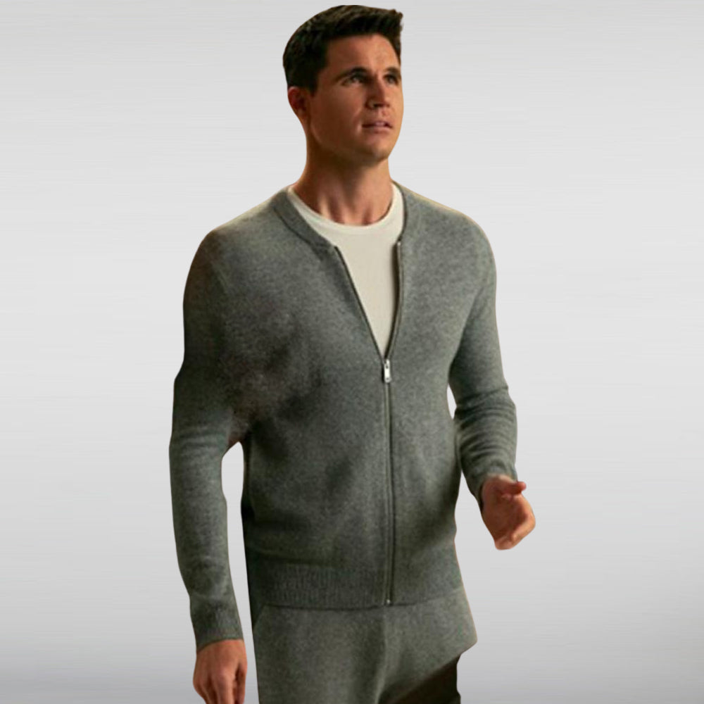 Upload Robbie Amell Grey Jacket