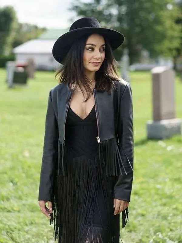 French Girl How To Wear Fringe Leather Jacket