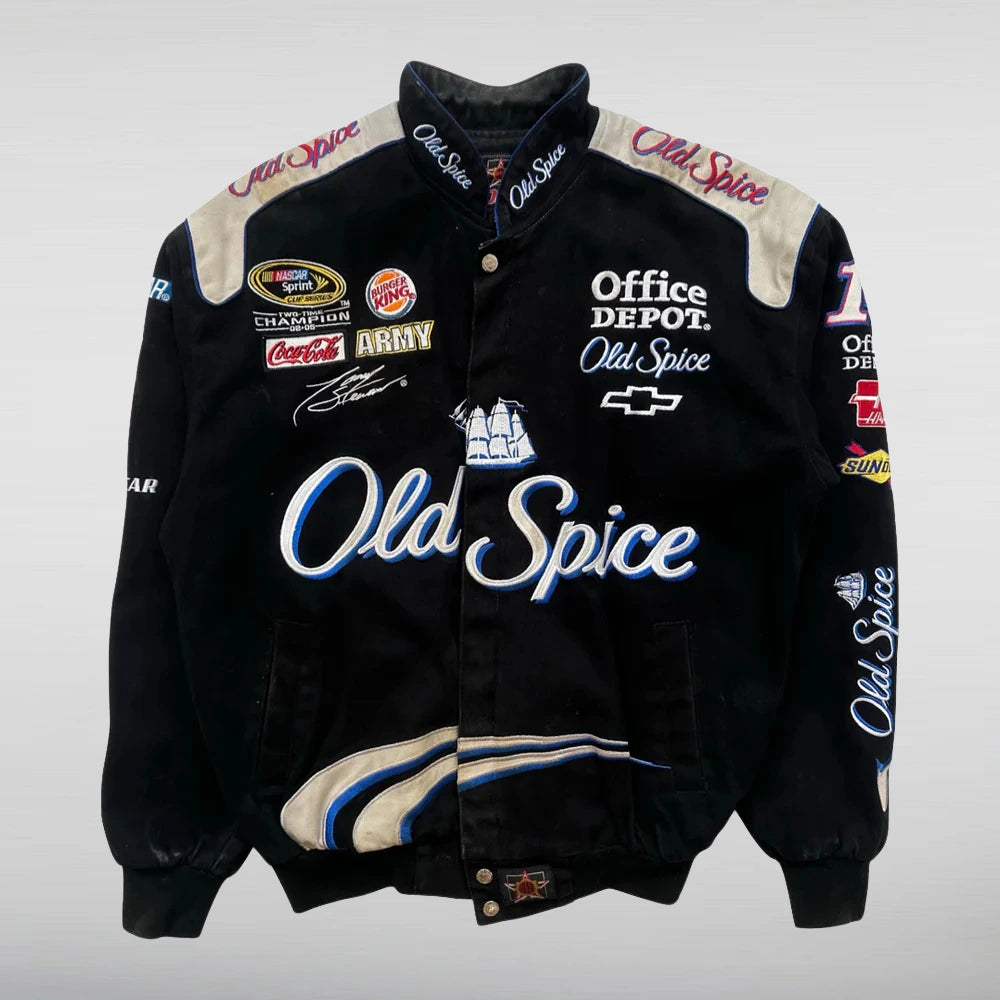 Vintage Old Spice Nascar Racing Jacket