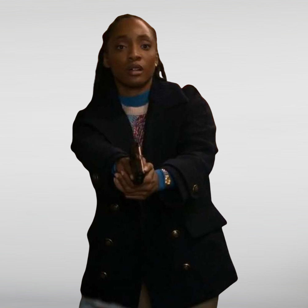 Will Trent S01 Faith Mitchell Black Peacoat