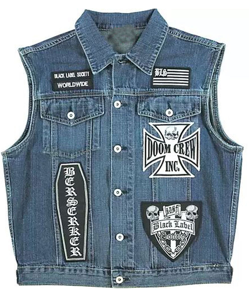 Black Label Society Denim Vest