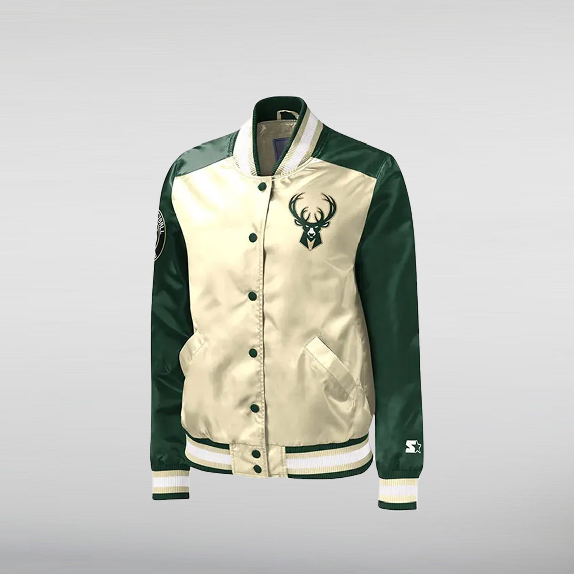 R. Brown Milwaukee Bucks Lettermen Jacket