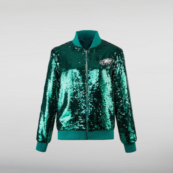 Philadelphia Eagles Green sequin jacket