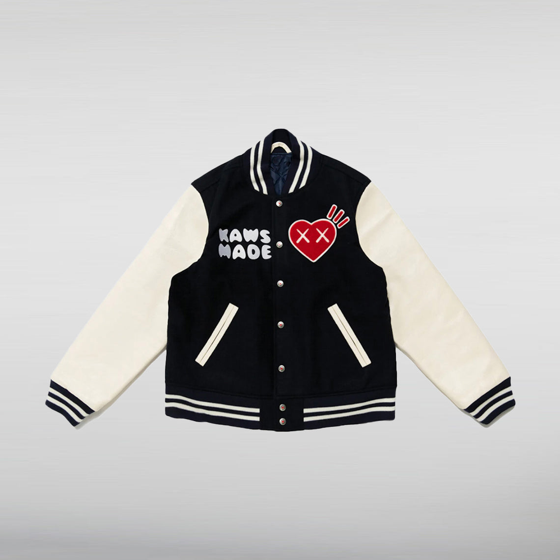 Made Kaws Wool Varsity Jacket