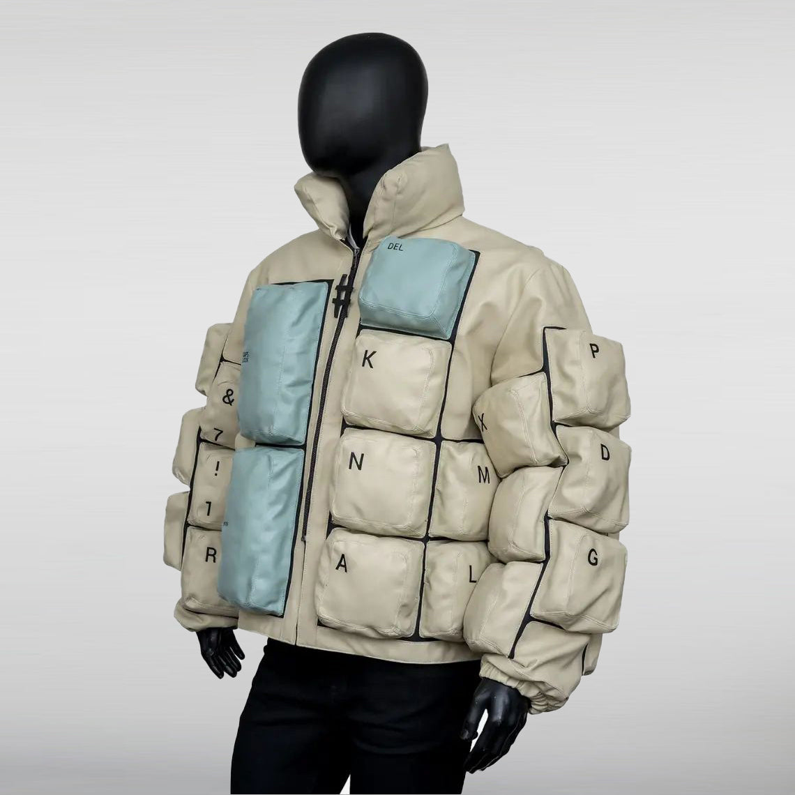 keyboard Puffer Jacket