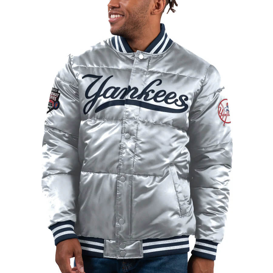 Yankees Bomber Satin Jacket