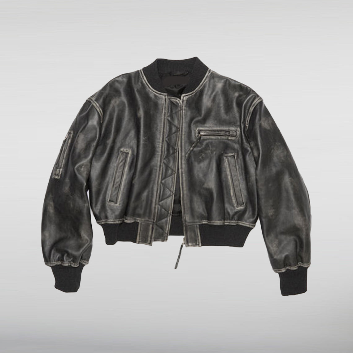 Ursula Corbero Leather Bomber Jacket