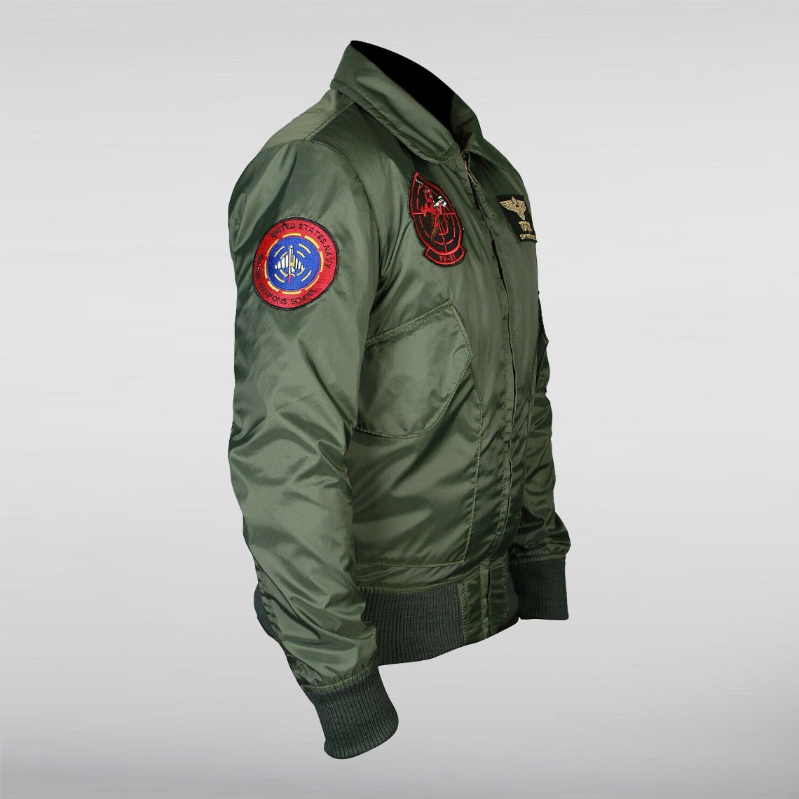 Top Gun Green Parachute Jacket