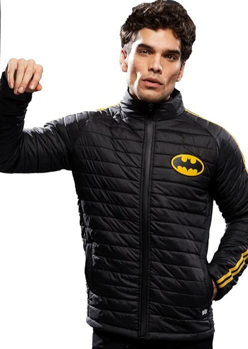 Batman Logo Black Puffer Jacket