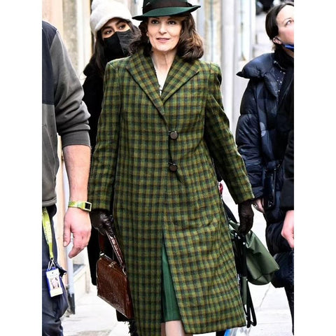 Ariadne Oliver Green Trench Coat