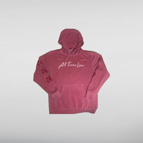 Valentines Time Low Pink Hoodie