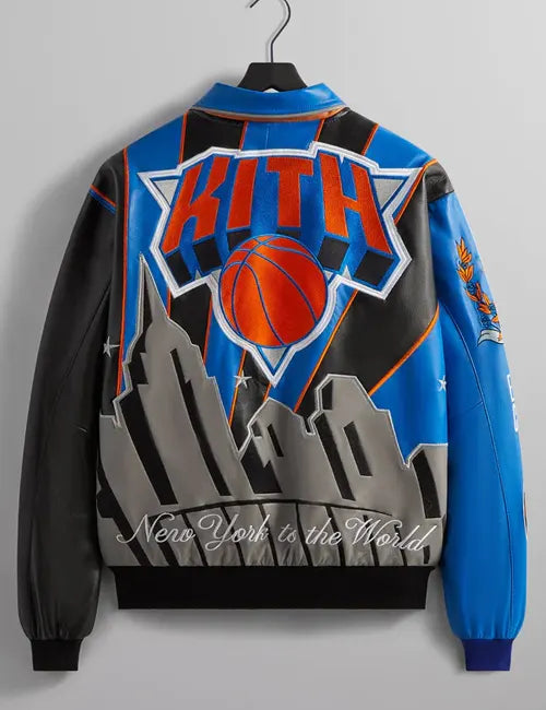 New York Knicks Leather Jacket