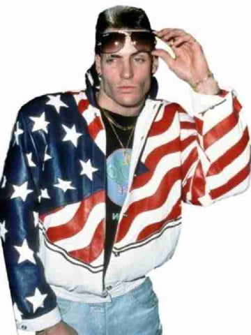  Usa Flag Motorcycle Jacket