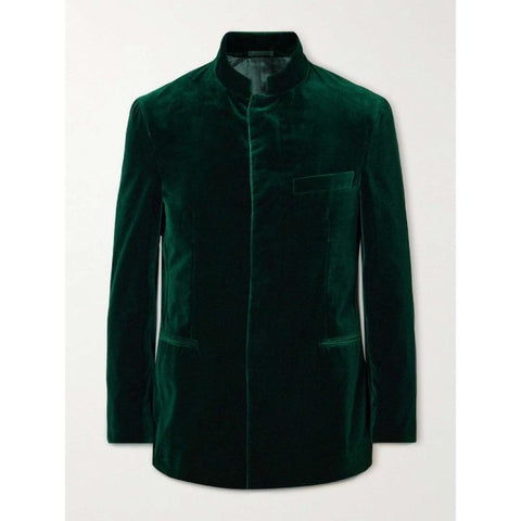 Henry Cavill Green Velvet Blazer