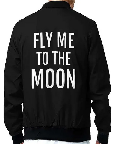 Fly Me To The Moon Bomber Jacket