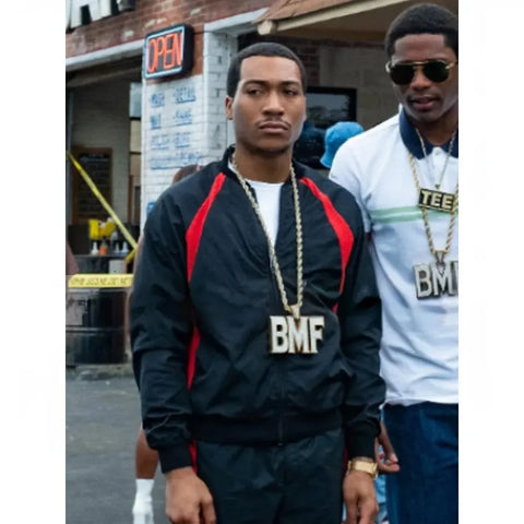 Demetrius Big Meech Flenory Black Track Jacket