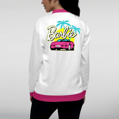 Barbie Racer Varsity Jacket back