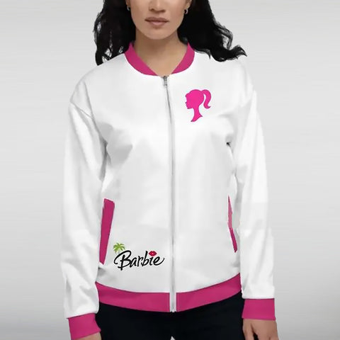 Barbie Racer Varsity Jacket