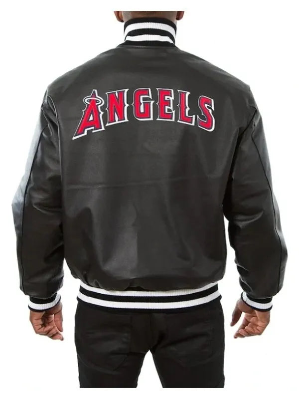 Angels Baseball Leather Jacket