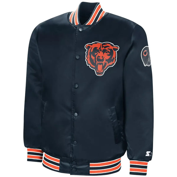 Chicago Bears Vintage Bomber Jacket