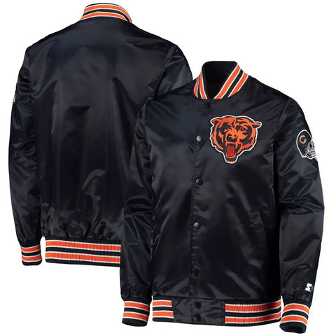 Chicago Bears Vintage Bomber Jacket