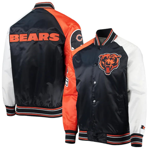 Chicago Bears Vintage Bomber Jacket