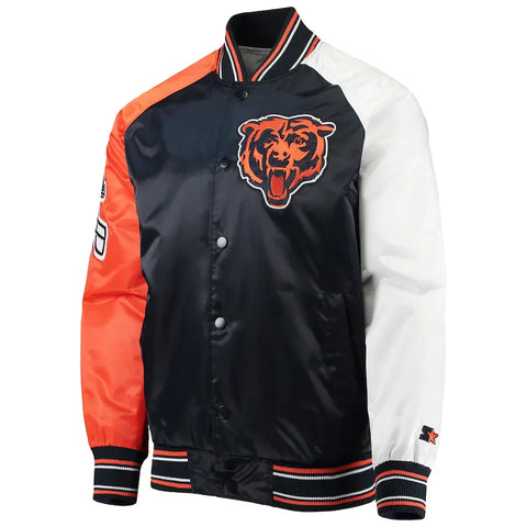 Chicago Bears Vintage Bomber Jacket