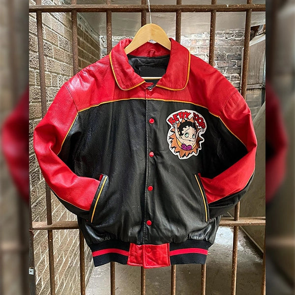American Toons Betty Boop Leather Jacket — Cosplay Street