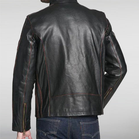 Rivet Antique Leather Jacket