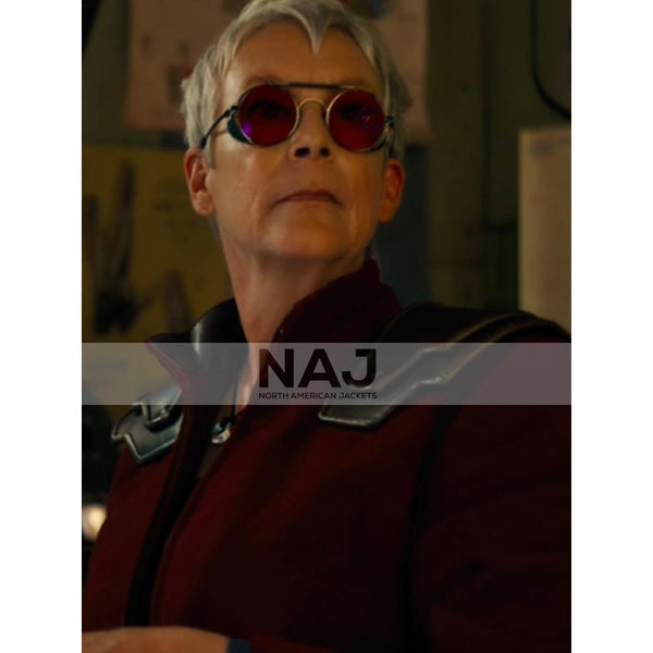 Borderlands Film Jamie Lee Curtis Maroon Jacket