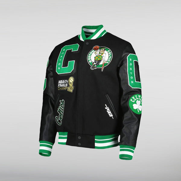 Mashup Final Boston Celtics Varsity Jacket