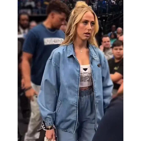 Brittany Mahomes Denim Tracksuit