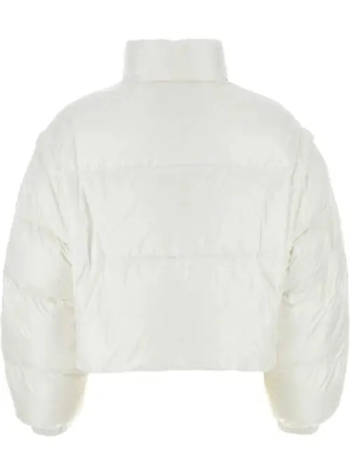 Brittany Mahomes White Puffer Jacket