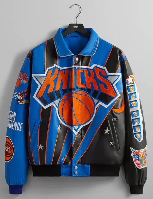 New York Knicks Leather Jacket