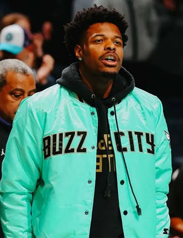 Buzz City Blue Varsity Jacket