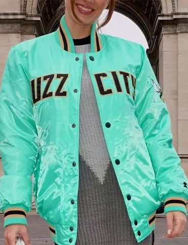 Buzz City Blue Varsity Jacket