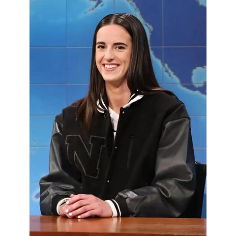 Caitlin Clark Snl Varsity Jacket