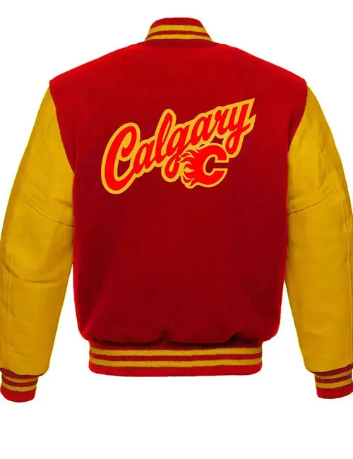 Calgary Flames Varsity Jacket