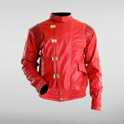 Akira Kaneda Red Capsule Motorcycle Leather Jacket