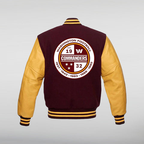 Washington Commanders Letterman Jacket